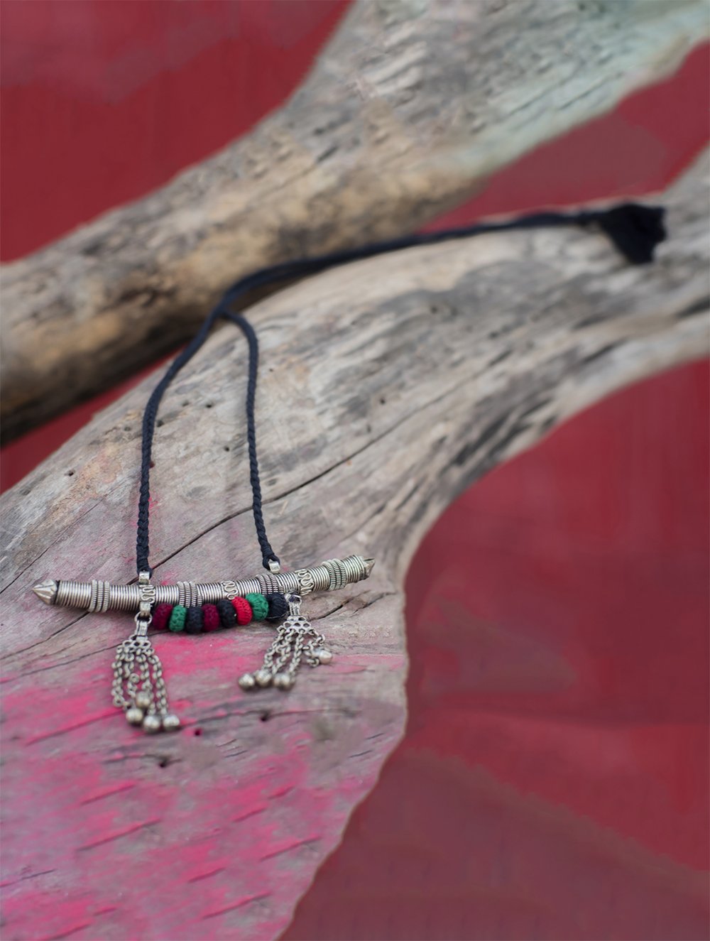 Lambani Tribal Neckpiece - Hasli Cresent Moon