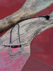 Lambani Tribal Neckpiece - Hasli Cresent Moon