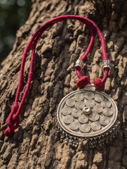 Lambani Tribal Neckpiece - Putla (Red)