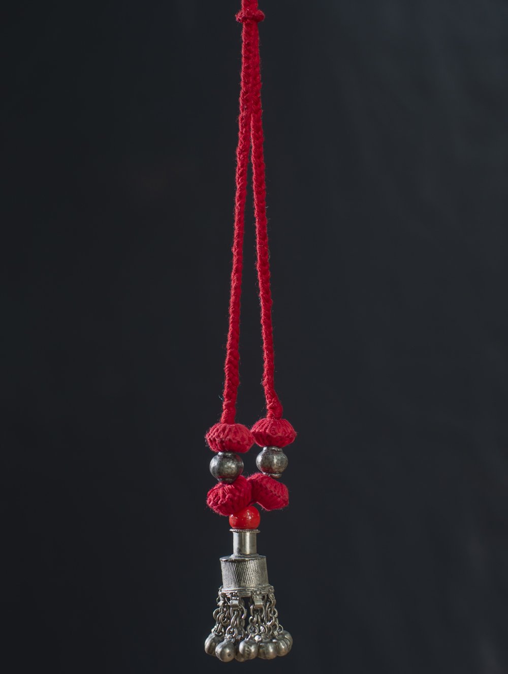 Lambani Tribal Neckpiece - Topli (Red)