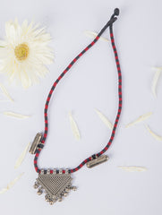 Lambani Tribal Neckpiece - Trikon Pendant