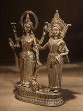 Load image into Gallery viewer, Large Dhokra Craft Curio - Vishnu Lakshmi