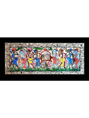 Large Potua Art Painting with Mount - Wedding (32" X 15")