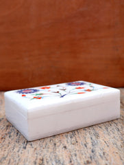 Marble Inlay Square Box