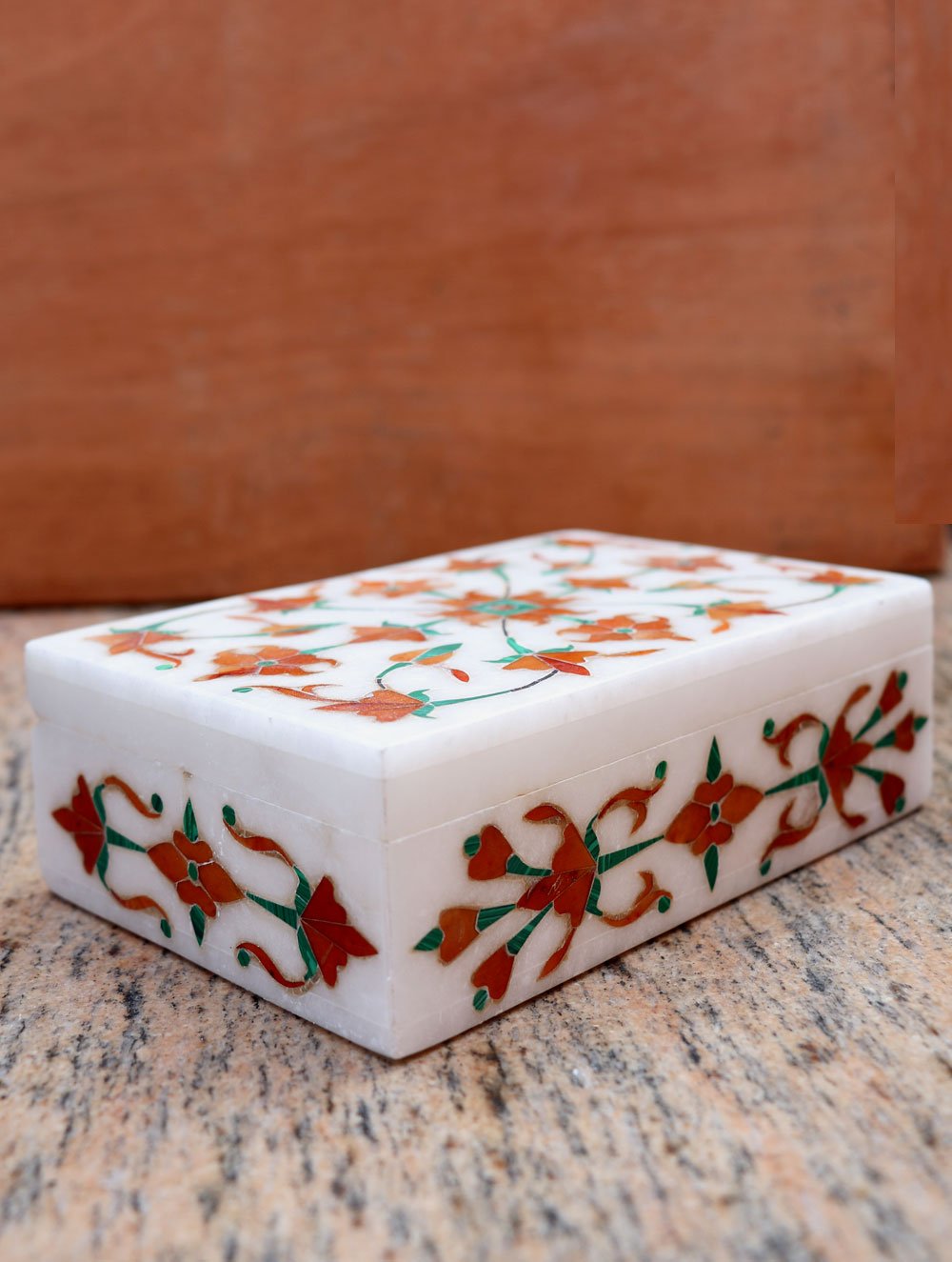 Marble inlay Square Box