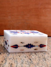 Marble Inlay Square Box