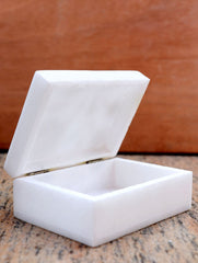 Marble Inlay Square Box