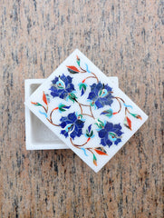 Marble Inlay Square Box