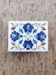 Marble Inlay Square Box