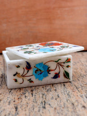 Marble Inlay Square Box