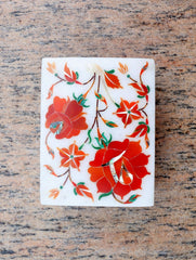 Marble Inlay Square Box