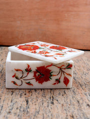 Marble Inlay Square Box