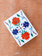 Marble Inlay Square Box