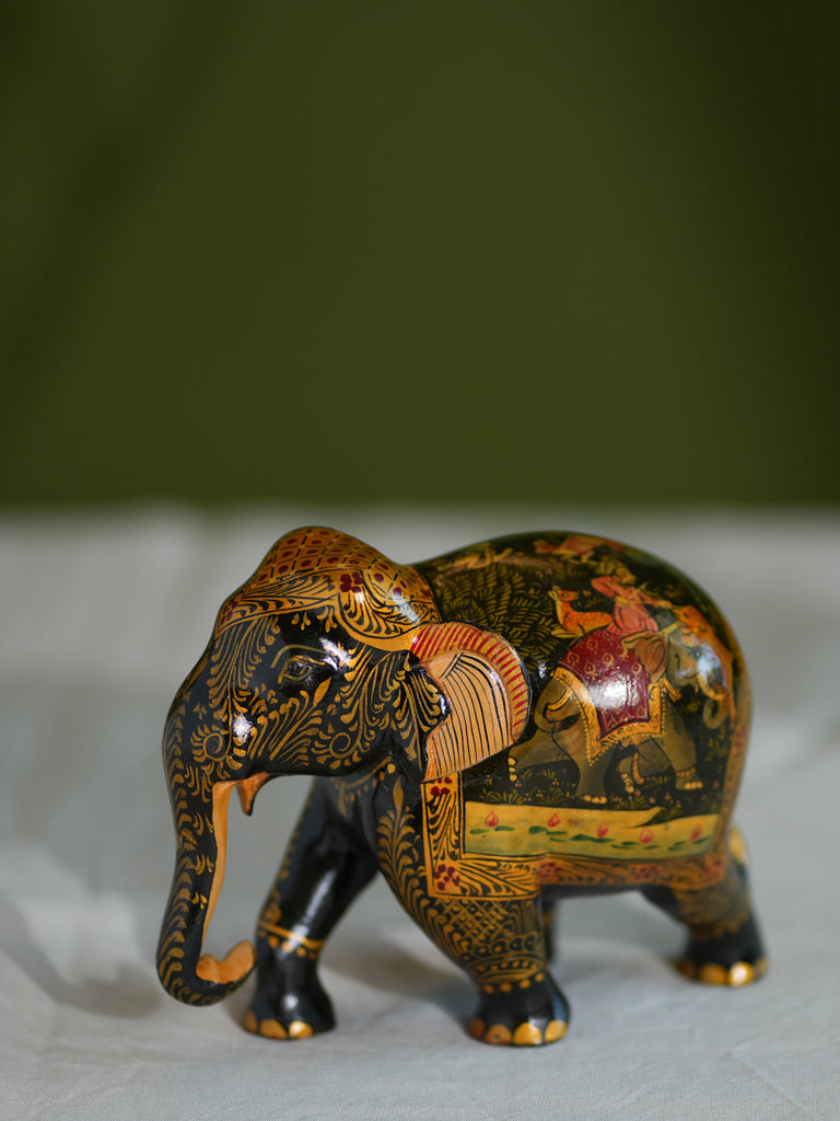 Miniature Art Wooden Curio - Elephant