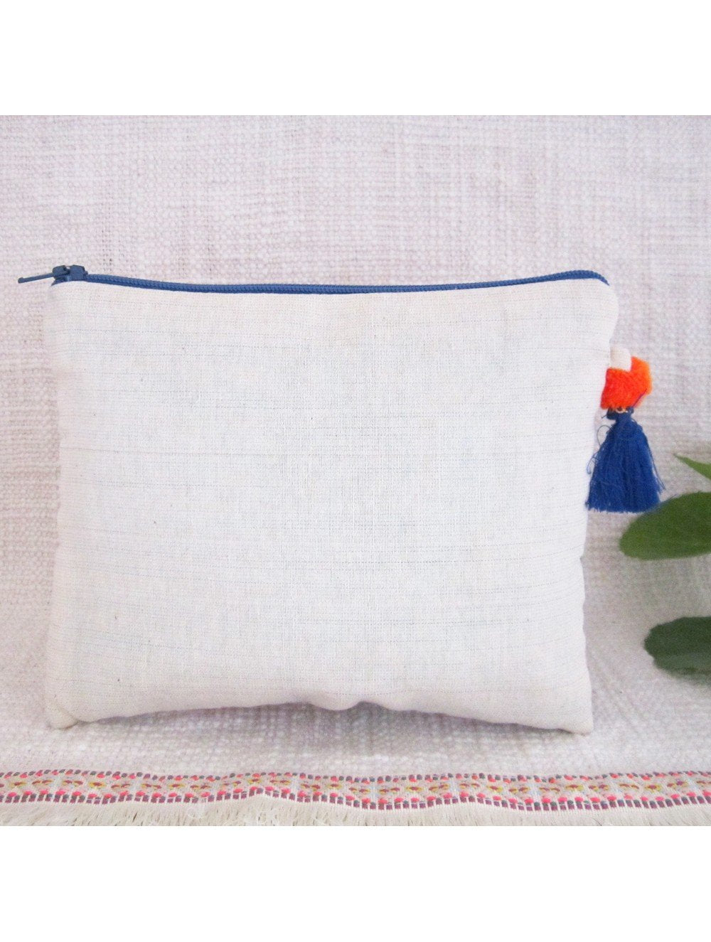 Multi Color Phulkari Motif Pouch