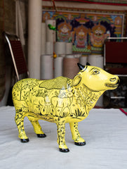 Pattachitra Art Curio - Cow - The India Craft House