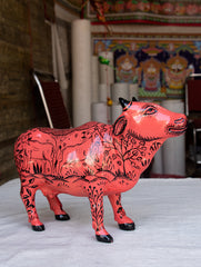 Pattachitra Art Curio - Cow - The India Craft House