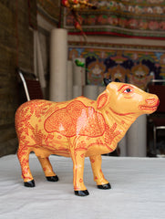 Pattachitra Art Curio - Cow - The India Craft House