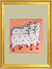 Pichwai Painting ❃ A Herd of Cows