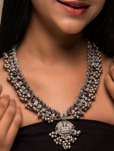 Pure Silver Traditional Maharashtrian Neckpiece - Saaz