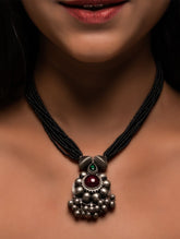 Pure Silver Traditional Maharashtrian Neckpiece - Saaz