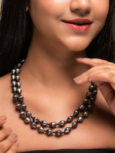 Pure Silver Traditional Maharashtrian Neckpiece - Bormal (Double String)