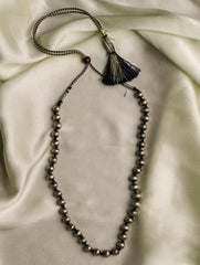 Pure Silver Traditional Maharashtrian Neckpiece - Golmanisaar