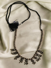 Pure Silver Traditional Maharashtrian Neckpiece - Saaz