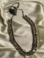 Pure Silver Traditional Maharashtrian Neckpiece - Saaz