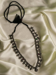 Pure Silver Traditional Maharashtrian Neckpiece - Saaz