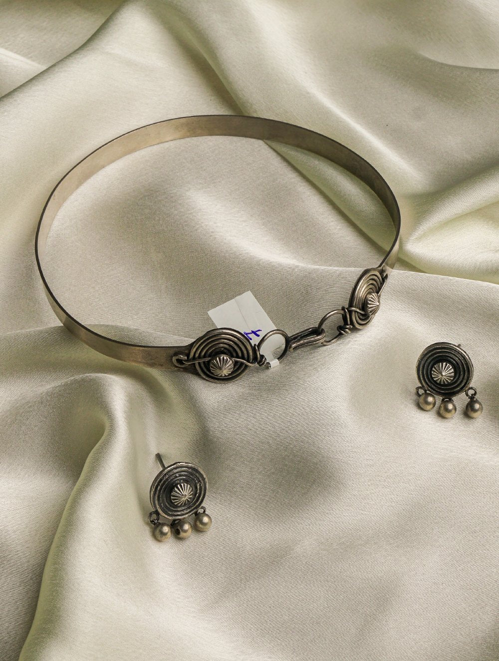 Pure Silver Traditional Maharashtrian Set - Chitak