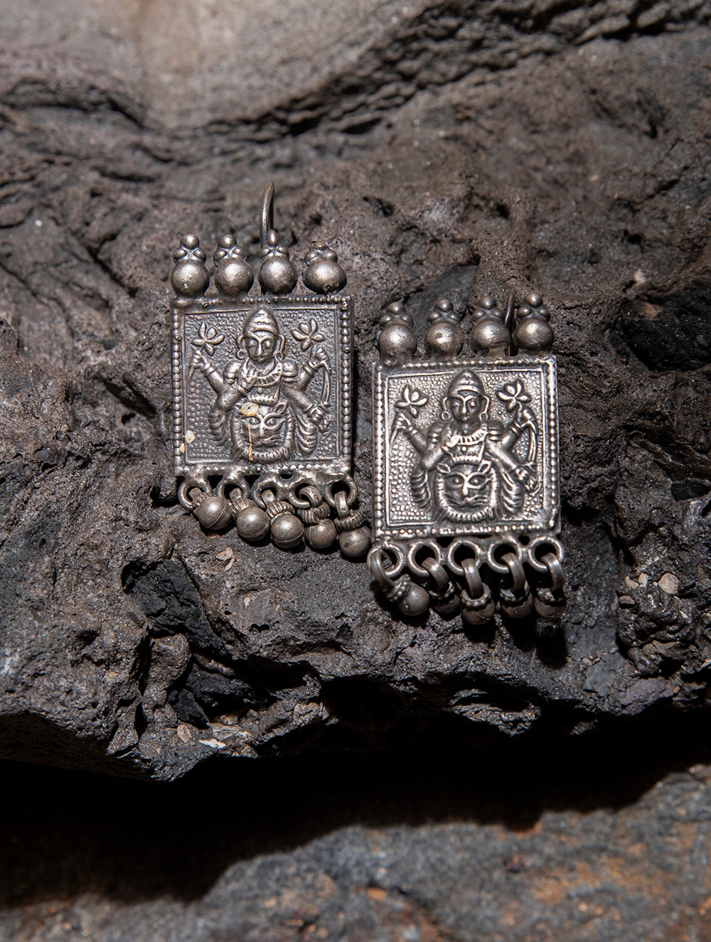 Pure Silver Earrings - Goddess