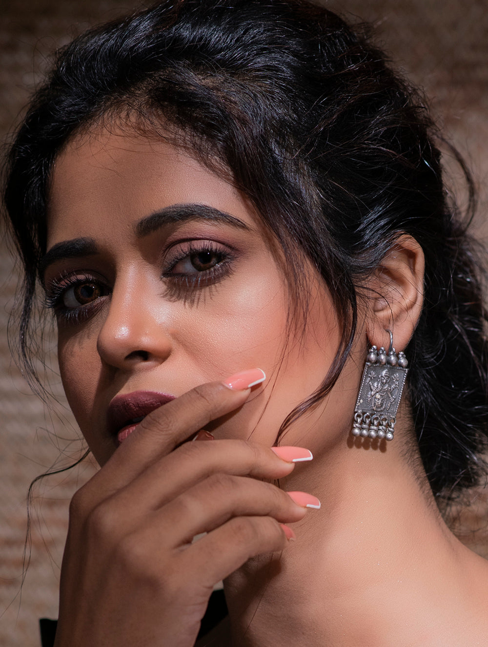 Pure Silver Earrings - Goddess