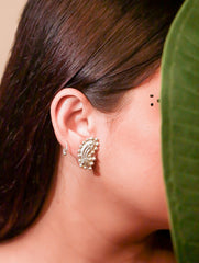 Pure Silver Maharashtrian Masoli Earrings