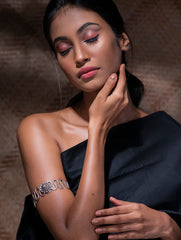 Pure Silver Traditional Maharashtrian Armband - Baazuband