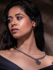 Pure Silver Traditional Maharashtrian Neckpiece - Javmani Mal