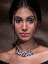 Pure Silver Traditional Maharashtrian Neckpiece - Saj Neck