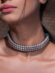 Pure Silver Traditional Maharashtrian Set - Astpailumani Thushi