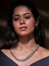 Pure Silver Traditional Maharashtrian Set - Gol Mani Neck