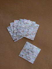 Shell Craft Coaster Set - Square (Set of 6)