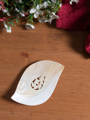 Shell Craft Soap Holder - Leaf - The India Craft House