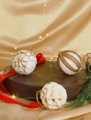 Shola Craft Xmas Decorations - Set of 3