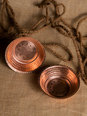 Tambat Handbeaten Copper Bowls, Large (Set of 2)