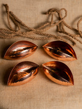 Tambat Handbeaten Copper Tealight Pods (Set of 4)