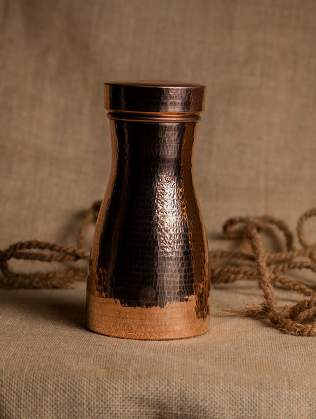 Copper Water Carafe  Kaarigar Handicrafts Inc.