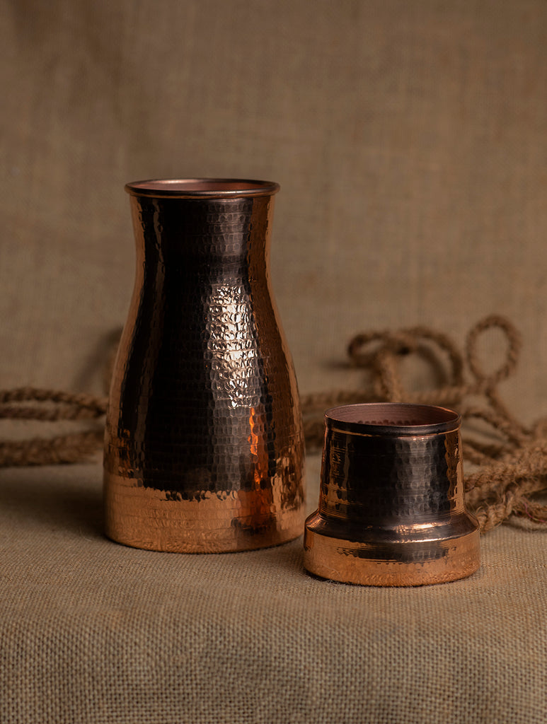 Tambat Handbeaten Copper Water Carafe