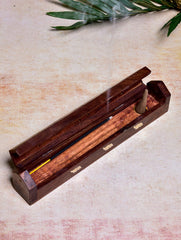 Wood Engraved Incense Stand - Elephant (Small)