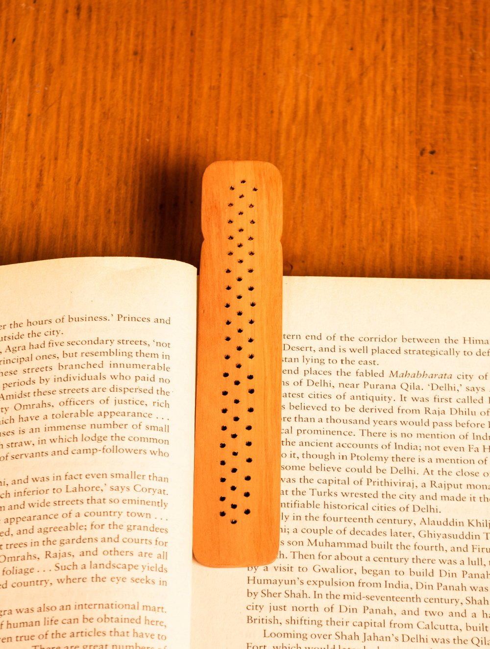 Wooden Jaali Book Mark