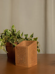 Wooden Jaali Desk Set (2 pc Set)