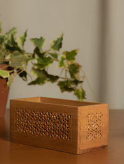 Wooden Jaali Desk Set (4 pc Set)